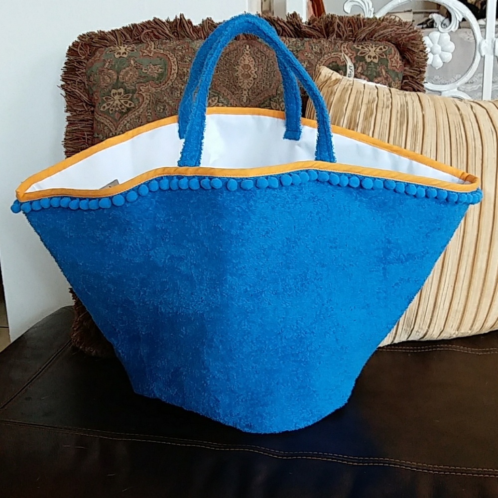 Beautiful beach bag Terry cloth Italy